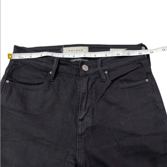 PacSun High-Rise Ankle Jegging Black size 23 (small) - Picture 8 of 12